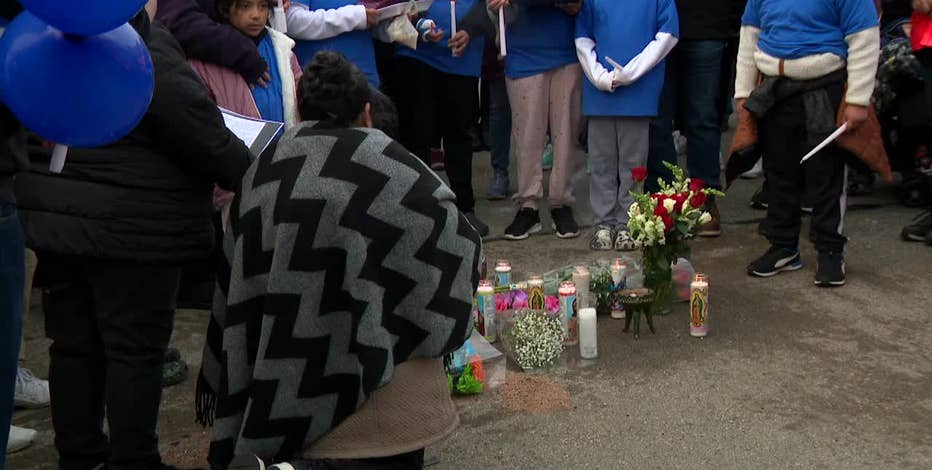 Racine fatal crash; vigil held for fallen father