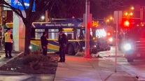 MCTS bus, car collide in Milwaukee; 1 dead, 5 hurt