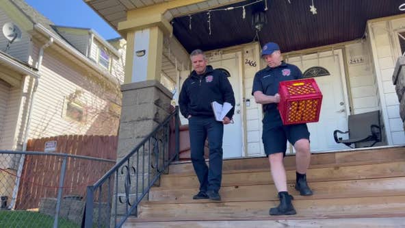 Free smoke detectors, Milwaukee firefighters go door to door