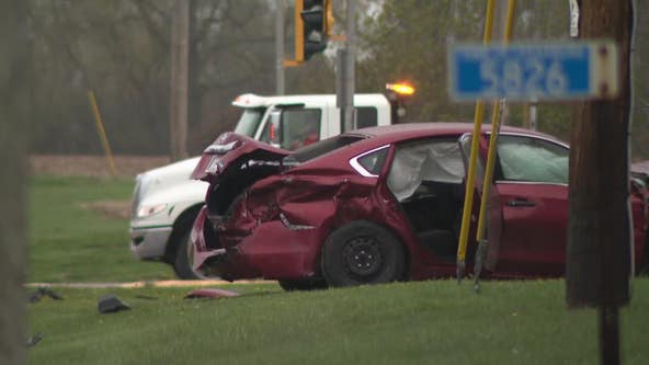 Police chase, suspect crashes in Cedarburg and is arrested