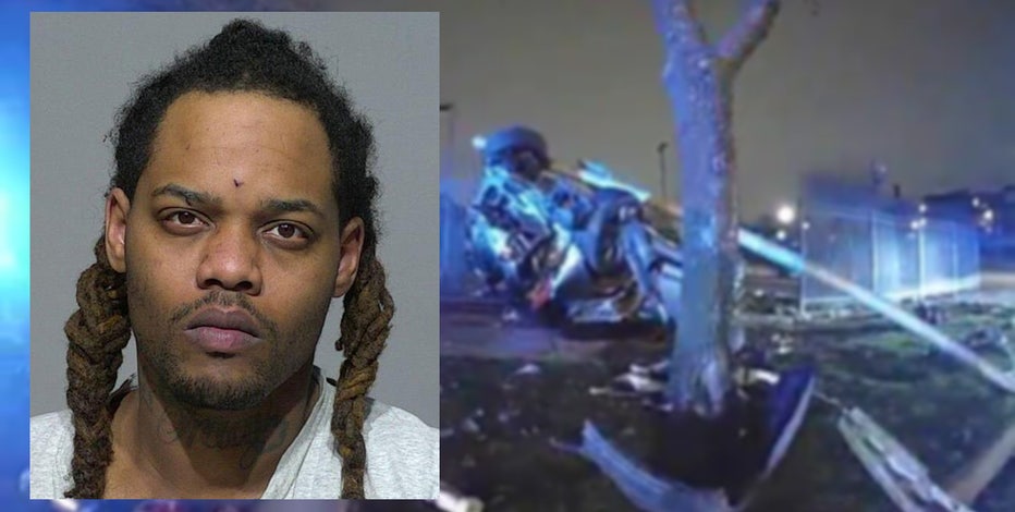 Greenfield into Milwaukee police chase tops 110 mph, ends with crash