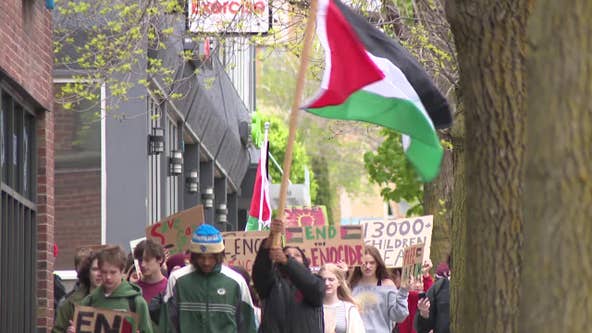 UW-Milwaukee Gaza protests; Shorewood students stage walkout