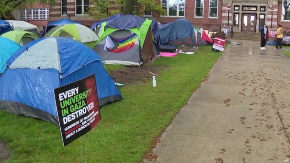 UW-Milwaukee encampment ending; student-led protests against war in Gaza 