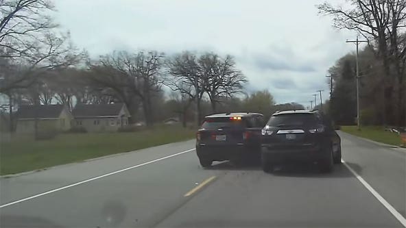 Pleasant Prairie police chase of stolen SUV from Lake County, Illinois