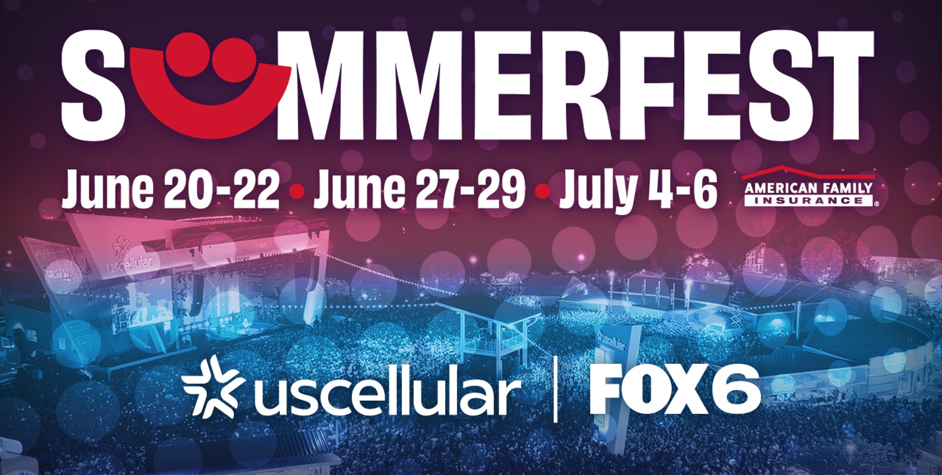 UScellular Connection stage lineup for June 27-29, 2024