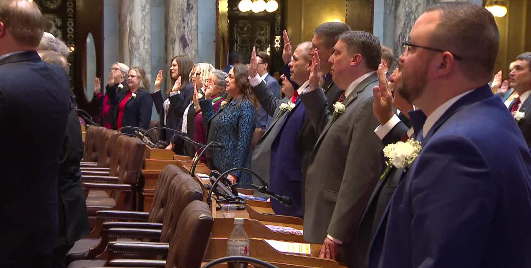 Wisconsin 2025-26 legislative session begins; inauguration ceremony held