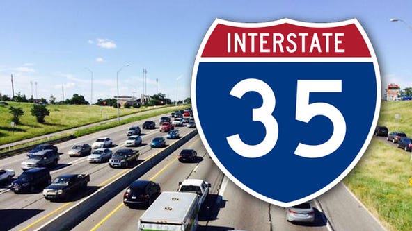 Overnight lane closures on I-35 set for this week