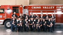 Chino Valley firefighters welcome 15 new babies born within months of each other