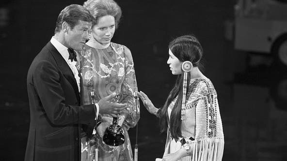 Academy apologizes to Sacheen Littlefeather nearly 50 years after rejecting an Oscar on Marlon Brando's behalf