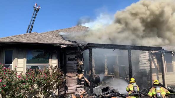 Fire destroys home in Pflugerville