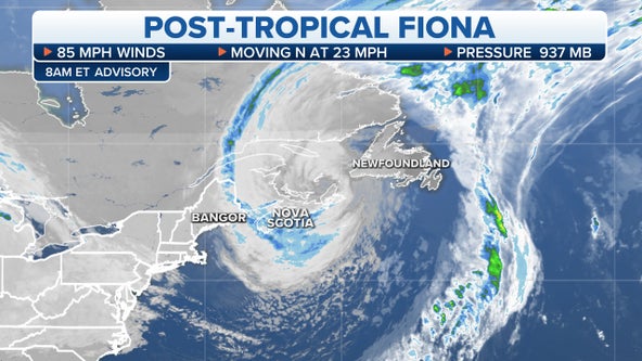 Ferocious Fiona batters Canada with hurricane-force winds, heavy rain