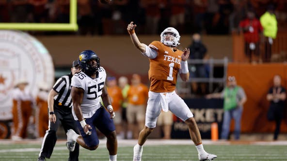 Card to Worthy connections lead Texas over WVU 38-20