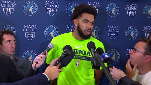 Karl-Anthony Towns back with Timberwolves after being hospitalized with undisclosed illness