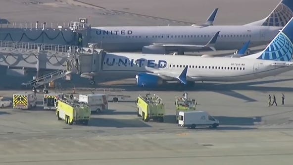 United flight lands in San Diego after device aboard catches fire