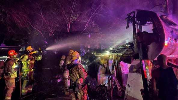RV catches fire in East Austin