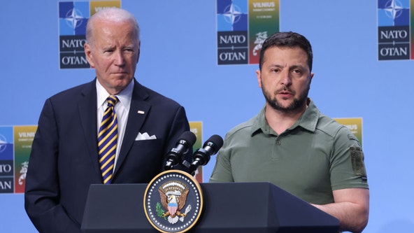 Volodymyr Zelenskyy makes his case at the U.S. Capitol for more war aid as Republican support softens