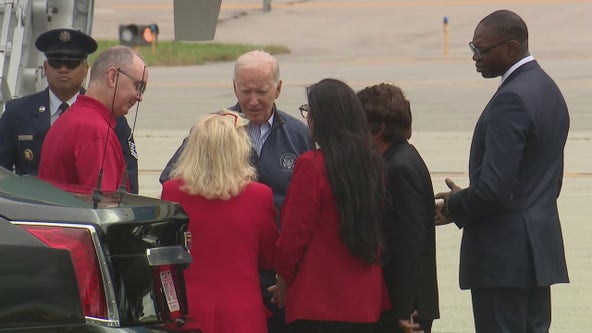 Biden tells UAW workers they saved auto industry in historic speech on picket line