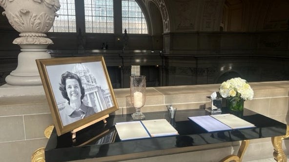 San Francisco will say goodbye to Dianne Feinstein as her body lies in state at City Hall