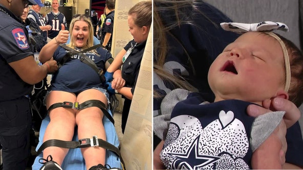 Dallas Cowboys fan goes into labor while attending Sunday's game
