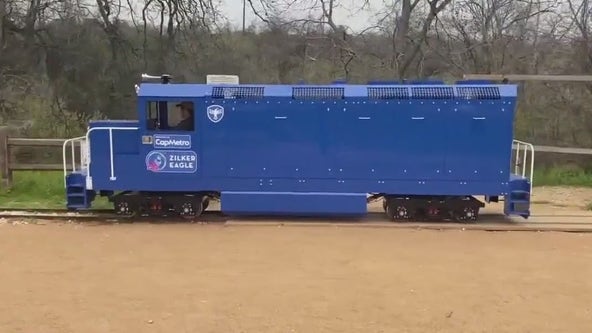 Zilker Park train arrives; opening date to be determined