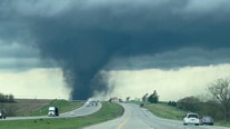 Watch: Massive tornado crosses Nebraska interstate, residents told to see shelter