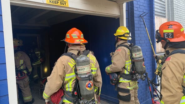Fire at vacant apartment building in Southeast Austin