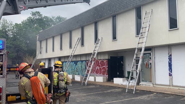 Arson investigation underway after fire at empty building in east Austin