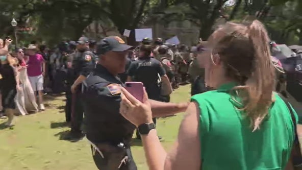 UTPD issues dispersal order as protester gather on campus