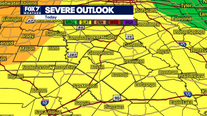 Austin weather: Increasing risk of severe storms Wednesday