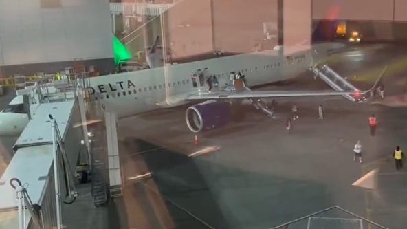 Delta passengers evacuate plane after small fire breaks out at Sea-Tac