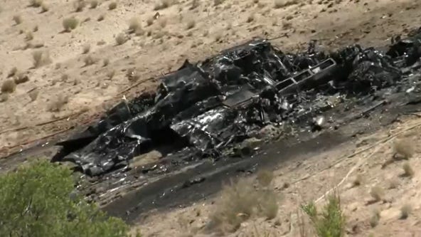 Military aircraft crashes near Albuquerque airport, injured pilot escapes before impact