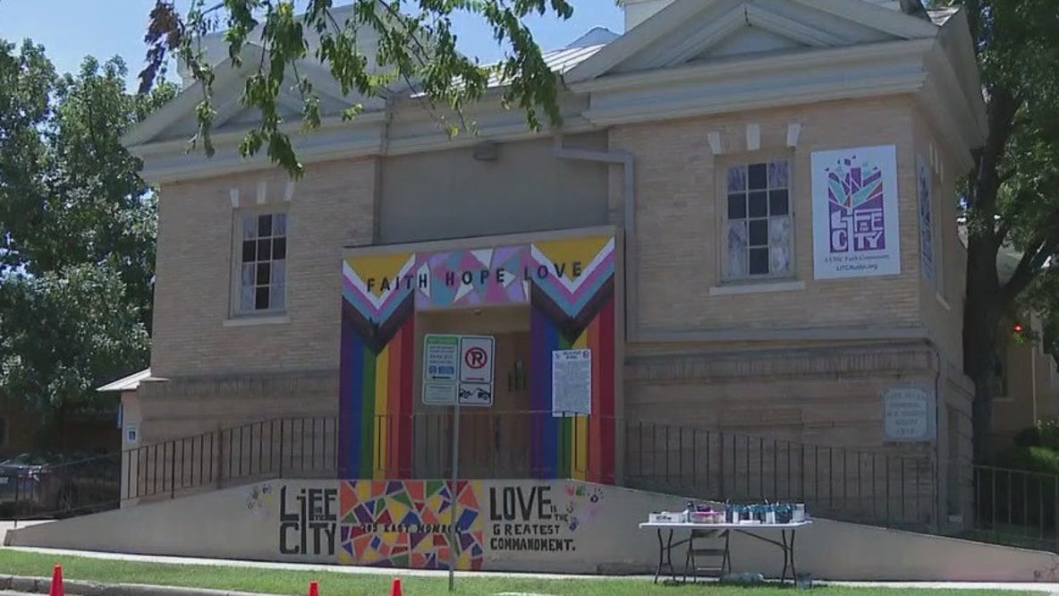 LGBTQ+ supportive church vandalized as Austin Pride Month begins
