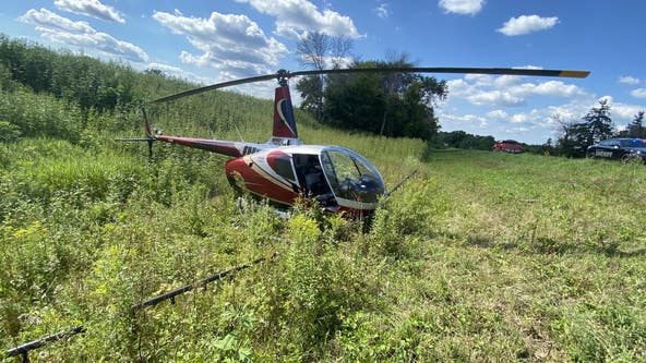 Helicopter crashes in Wabasha County, pilot unhurt