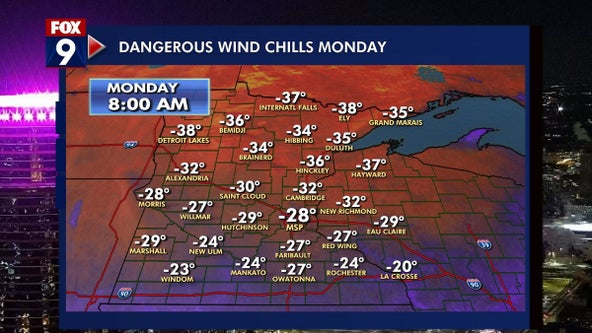 Minnesota weather: Wind chills push lower creating dangerous cold in Twin Cities