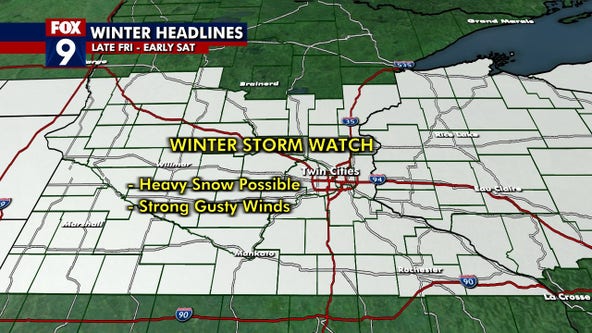 Minnesota weather: Friday winter storm could bring snow