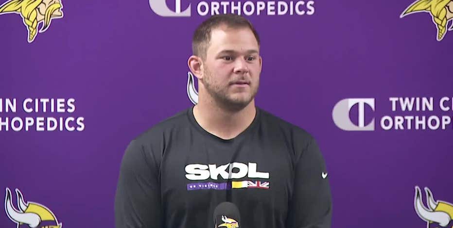 Vikings center Garrett Bradbury happy to be back in Minnesota