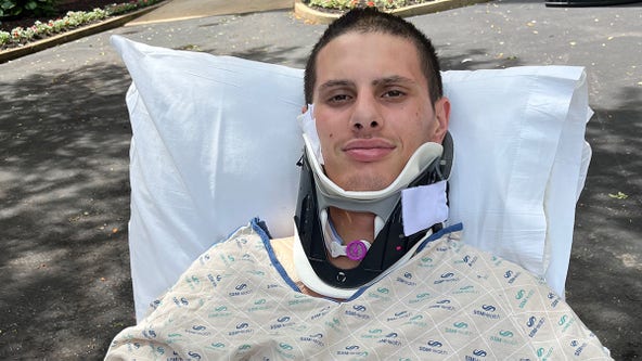 Lacrosse player making strides after traumatic brain injury