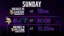 How to watch Minnesota Vikings vs. Carolina Panthers on Oct. 1 on FOX 9