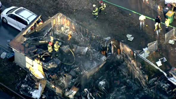 South St. Paul house reduced to rubble after fire, reported explosion; 1 person dead