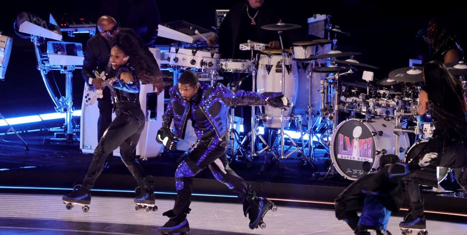 Usher's skates in Super Bowl halftime show made by Minnesota company
