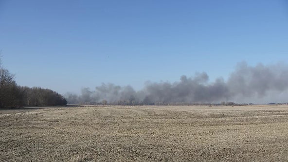 Waseca wildfire: Fire burning on 1,000 acres