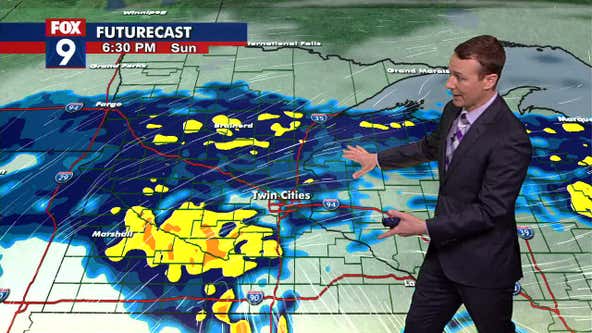 Minnesota weather: Rain returns Sunday, cooler Monday ahead