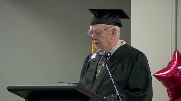'Mom, I made it': 81-year-old Hutchinson man’s high school graduation