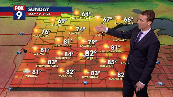 Minnesota weather: Warm Mother's Day, showers expected later this week