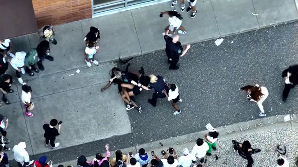 Video shows brawl at Northtown Mall carnival that left 1 officer injured