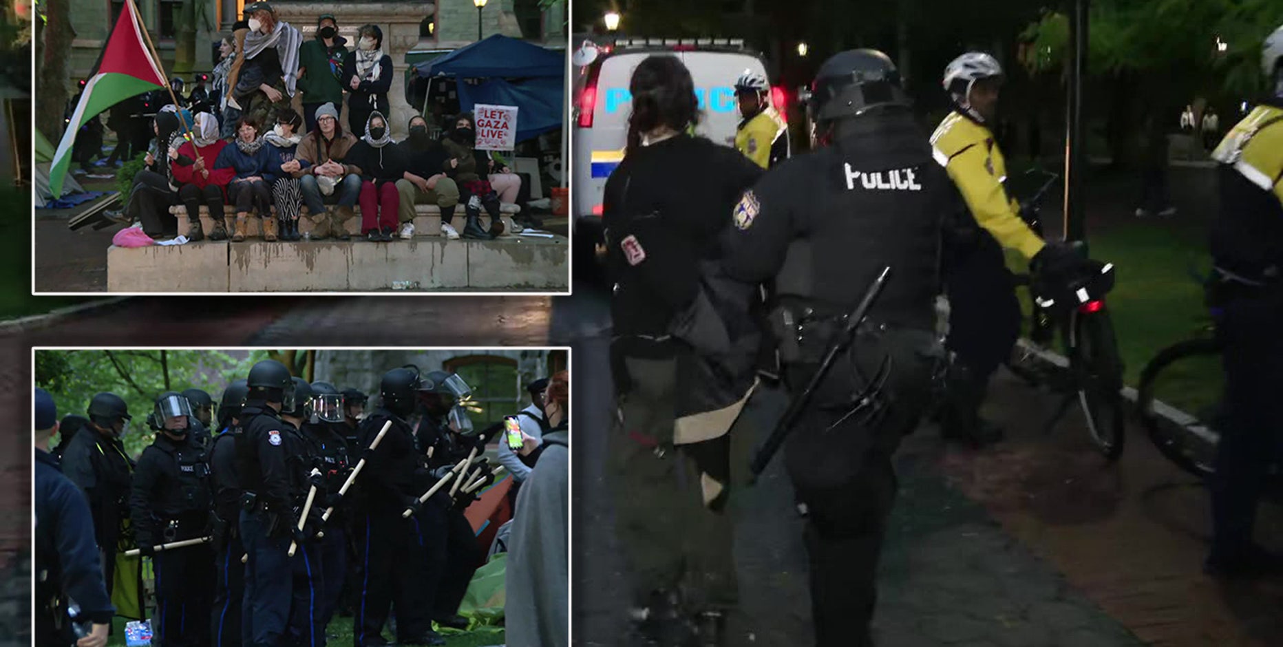 UPenn protest: 9 students among more than 30 arrested as police dismantle pro-Palestine tent encampment