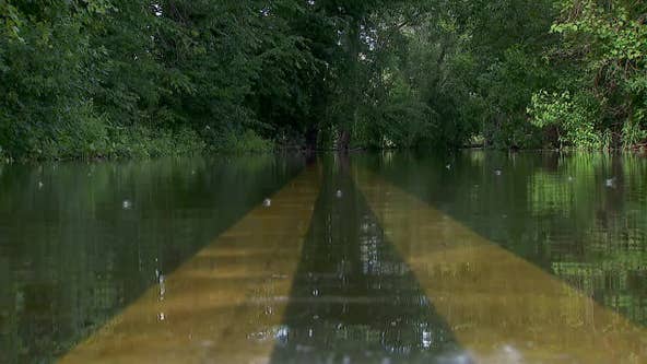 High water levels in Minnesota rivers causing danger in water and on trails