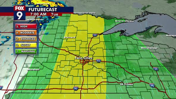 Minnesota weather: Warm, humid Tuesday with afternoon strong storms