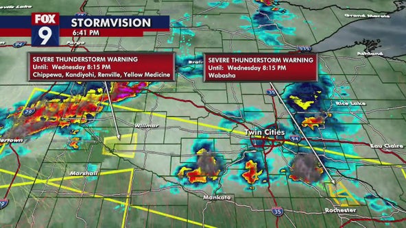 Live updates: Another round of storms pushing into southern MN; new watch issued