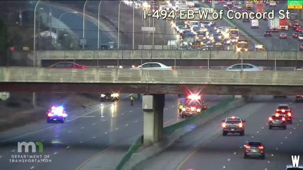 I-494, Highway 61 crashes cause delays in Twin Cities metro Monday morning